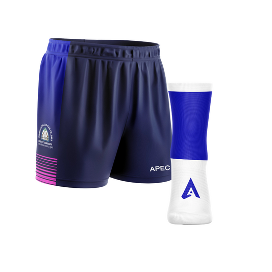 Castledermot GAA Adult Navy Shorts and Socks Pack