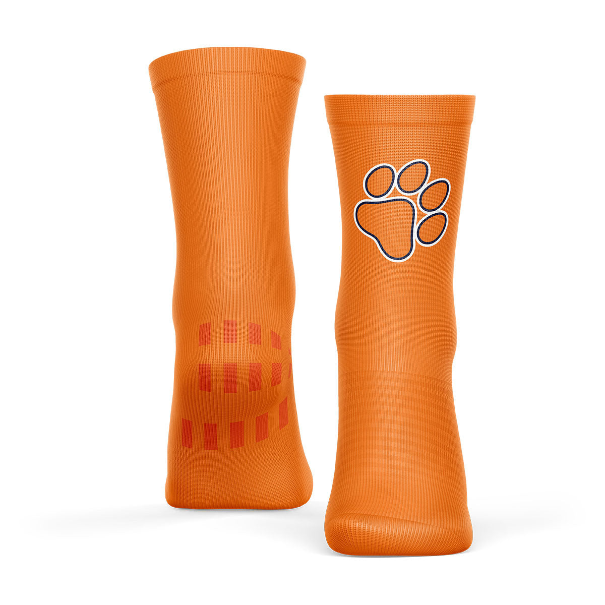 Balto Bulldogs Orange Grip Socks