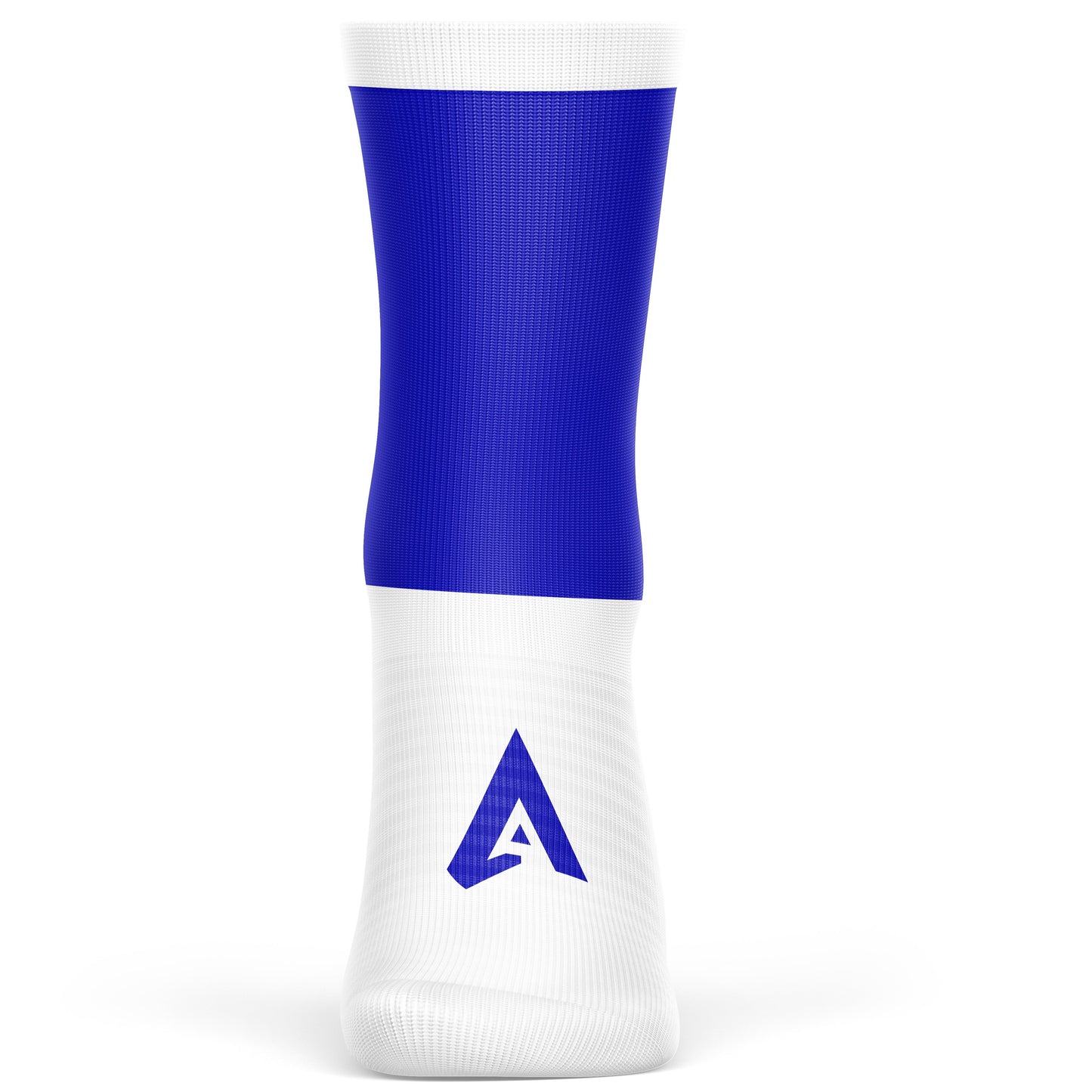 Adult Crew Socks Blue / White
