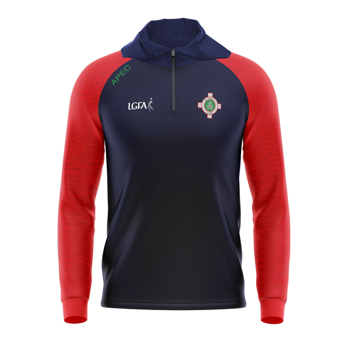 St. Brigids LGFA Youth Half Zip Hoodie