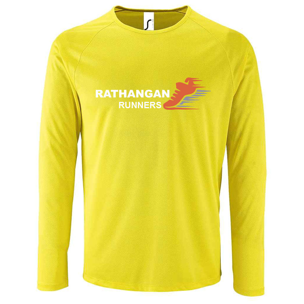 Rathangan Runners Long Sleeve Yellow T-Shirt