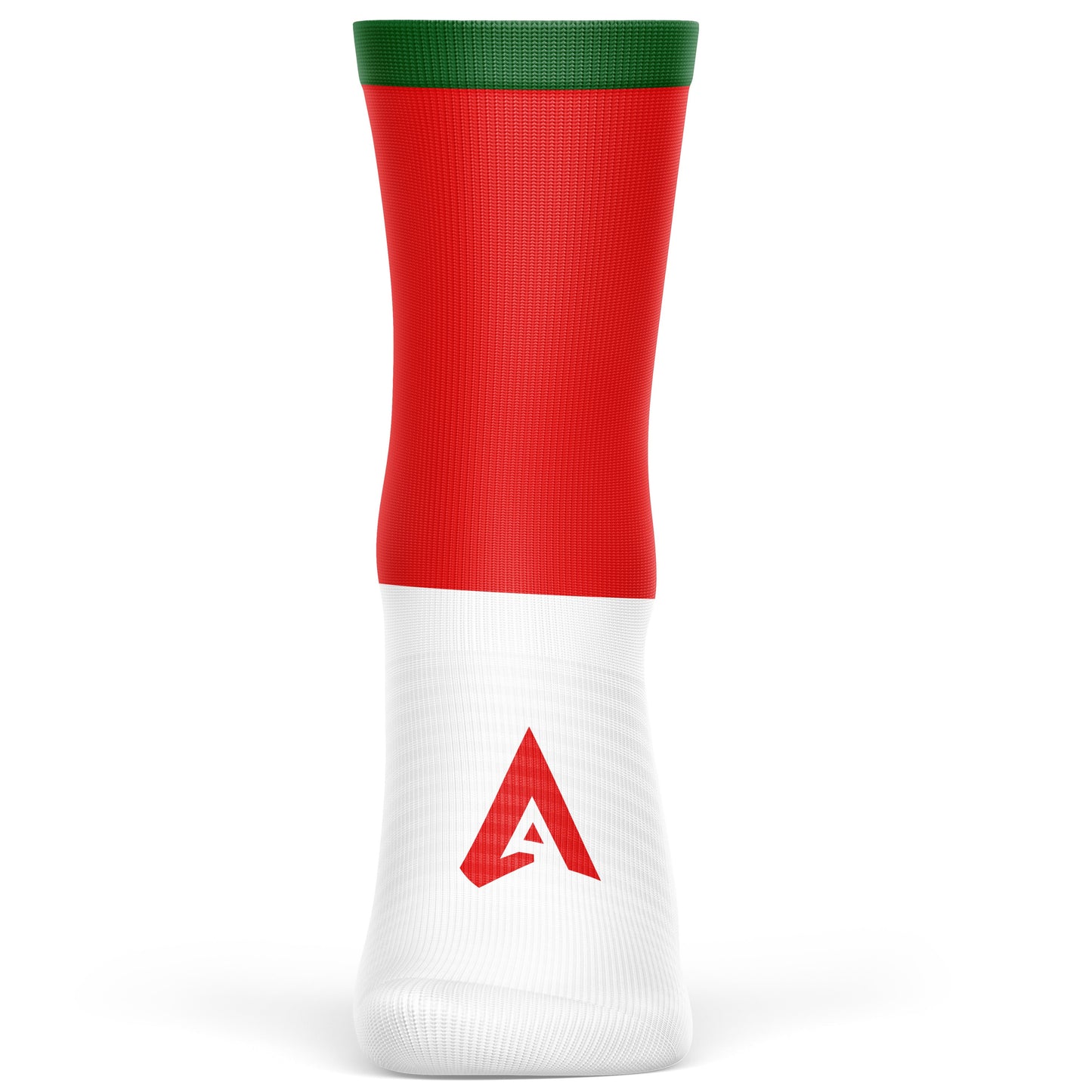 Adult Crew Socks Red / Green