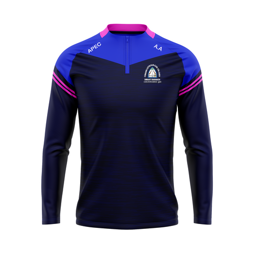 Castledermot GAA Adult Pink Half Zip