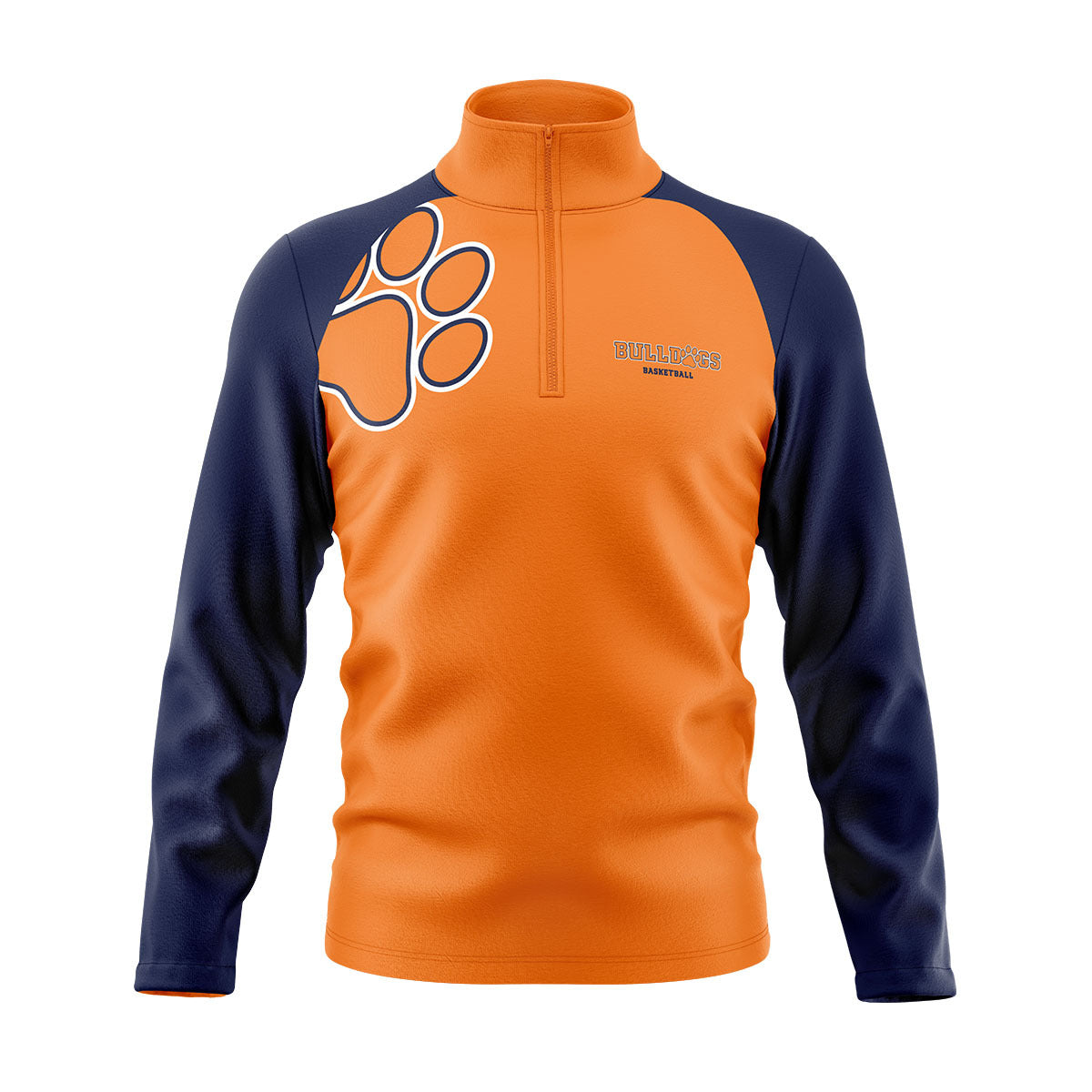 Balto Bulldogs Adult Micro Half Zip